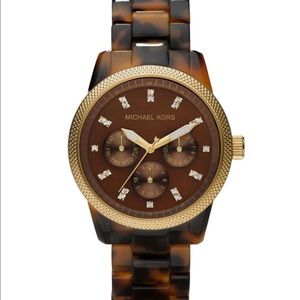 Michael Kors Jet Set Tortoise Shell Watch
